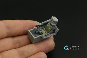 Intérieur imprimé en 3D et coloré sur papier décalcomanie Quinta Studio QD48259 F/A-18E (HobbyBoss) 1/48  – Bild 10