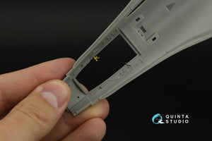 Intérieur coloré imprimé en 3D sur papier décalcomanie (outillage Kinetic 2022) pour F-16C Block 25 de Quinta Studio (échelle 1/48) (petite version) – image 7