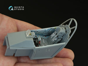 Intérieur imprimé en 3D et coloré sur papier décalcomanie Quinta Studio QD32006 Su-25UB (pour maquette Trumpeter) 1/32 – immagine 9