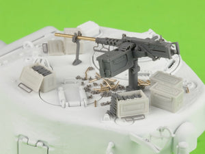 Maquette Master GM-35-063 Browning M2HB calibre .50 (12,7 mm) - mitrailleuse montée sur char - Seconde Guerre mondiale (berceau M23 ancien avec râtelier à munitions ancien) 1/35 – image 16