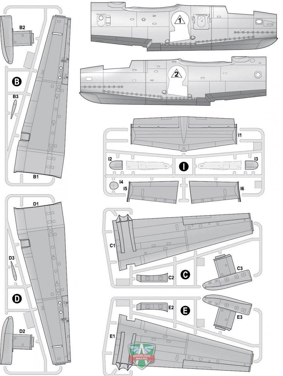 Maquette Modelsvit 72039 Beriev Be-14 Hydravion SAR tous temps 1/72 – image 4