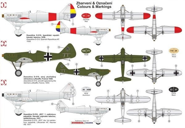 Kovozavody Prostejov KPM0180 Dewoitine D.510 International 1/72 – immagine 2