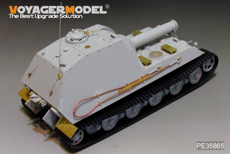 Mortier automoteur lourd allemand BAR 305 mm de la Seconde Guerre mondiale, modèle Voyager PE35865, pour maquette TRUMPETRER au 1/35 – imagen 3
