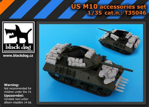 Ensemble d&amp;#39;accessoires Black Dog T35046 US M 10 au 1/35