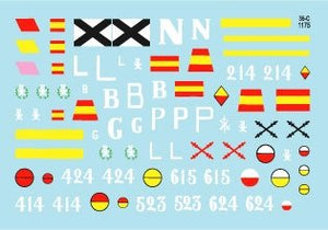 Star Decals 35-C1175 Guerre civile espagnole n° 7 1/35 – Bild 3