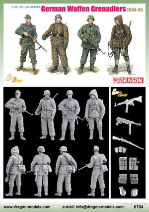 Dragon 6704 Grenadiers Waffen allemands 1944-45 (1/35)  – image 2