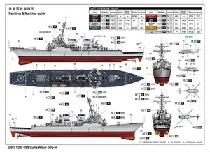 J&amp;#39;adore la maquette 62007 USS Curtis Wilbur DDG-54 au 1/200 – immagine 11