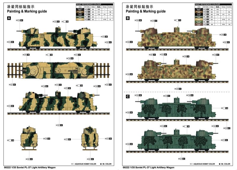 Trumpeter 00222 WAGON D&amp;#39;ARTILITÉ LÉGER SOVIÉTIQUE PL-37 (1/35) – imagen 2