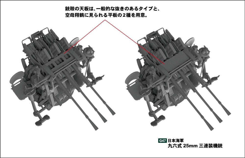 Pit-Road G47 IJN Type 96 Canon antiaérien triple de 25 mm 1/35 – Bild 5