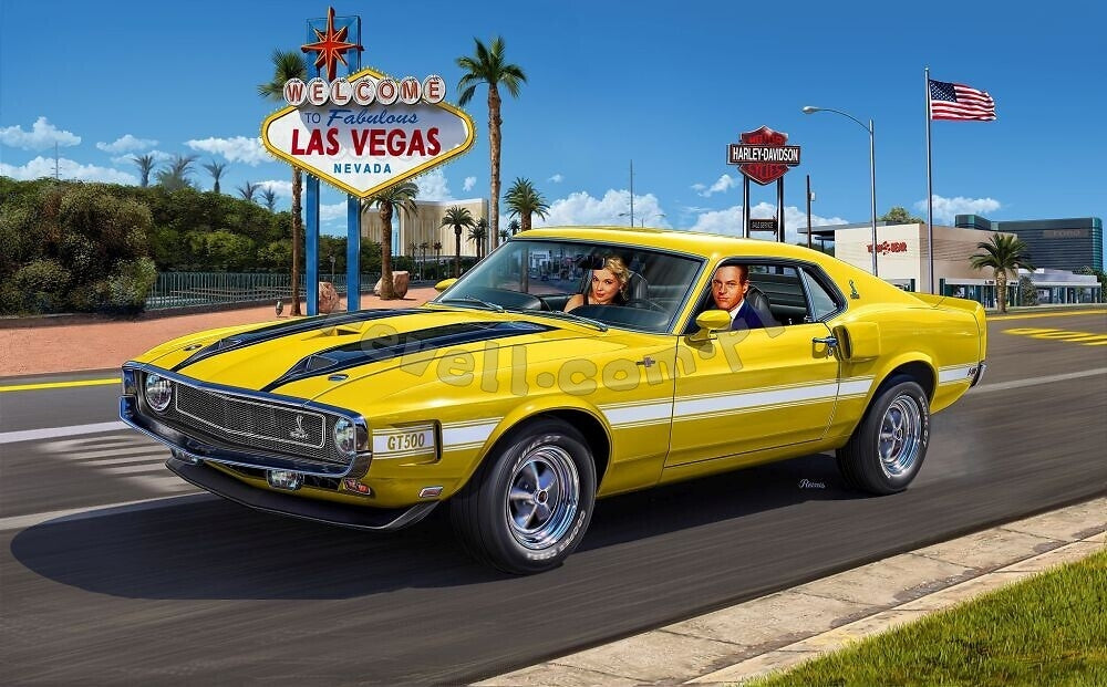 Revell 07729 Shelby Mustang GT500 &amp;#39;70 1/25 – zdjęcie 4
