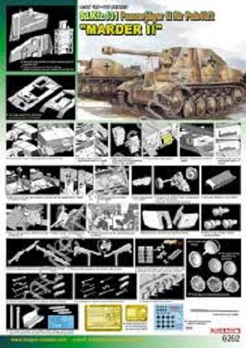Dragon 6262 Sd.Kfz. 131 Panzerjaeger II fourrure Pak 40/2 &amp;quot;Marder II (1/35) – image 2