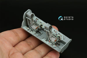 Intérieur imprimé en 3D et coloré sur papier décalcomanie Quinta Studio QD48573 MiG-31M (Hobby Boss) 1/48 – immagine 5