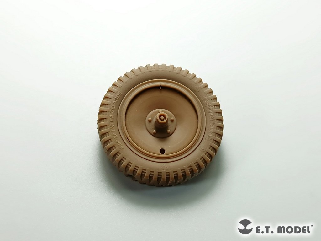 ET Model P35-124 Roues avant affaissées pour maquette Dragon au 1/35 des Sd.kfz.250/Sd.kfz.10 allemands de la Seconde Guerre mondiale  – image 4