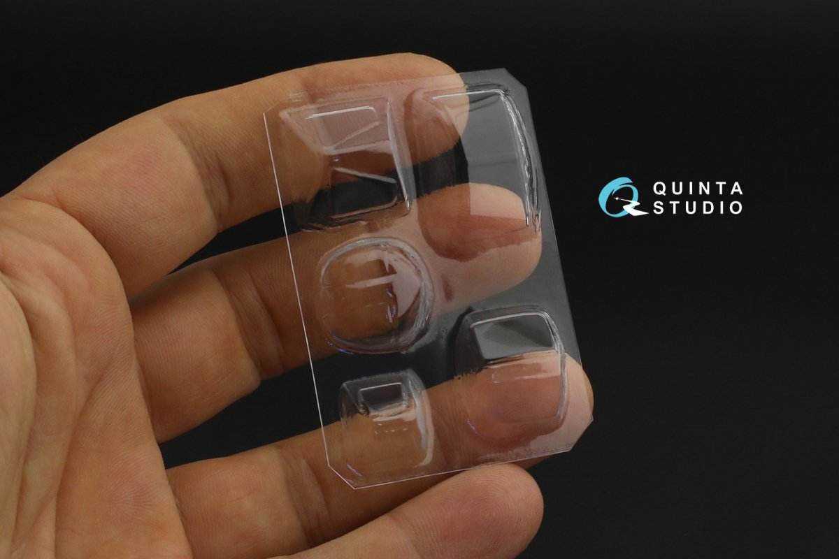 Quinta Studio QC72046 Uh-1B verrière transparente sous vide (Italeri) 1/72 – immagine 7