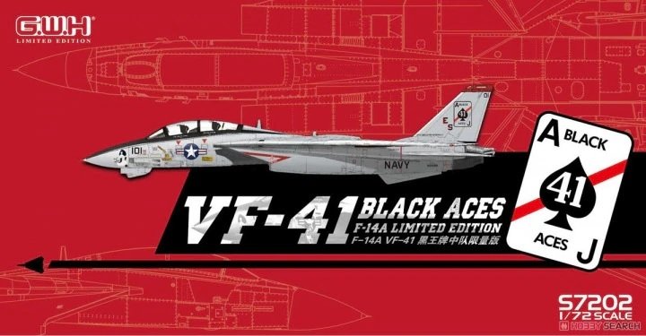 Maquette Great Wall Hobby S7202 F-14A VF-41 au 1/72