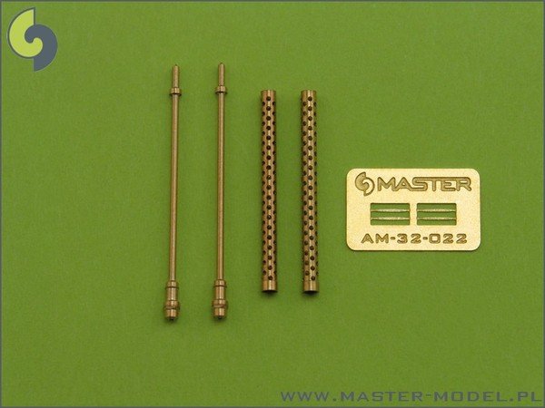 Canons de mitrailleuse japonaise Ho-103 de 12,7 mm Master AM-32-022 (2 pièces) (1/32)