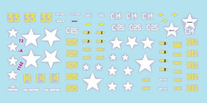 Star Decals 72-A1142 Guerre de Corée 1950-53 n° 3. Chars de l&amp;#39;USMC. Patton. Échelle 1/72 – image 3