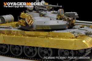 Garde-boues/couvercles de chenilles Voyager Model PE35847 pour char moyen russe T-55AM, compatible avec la maquette TAKOM 2041 au 1/35 – image 2