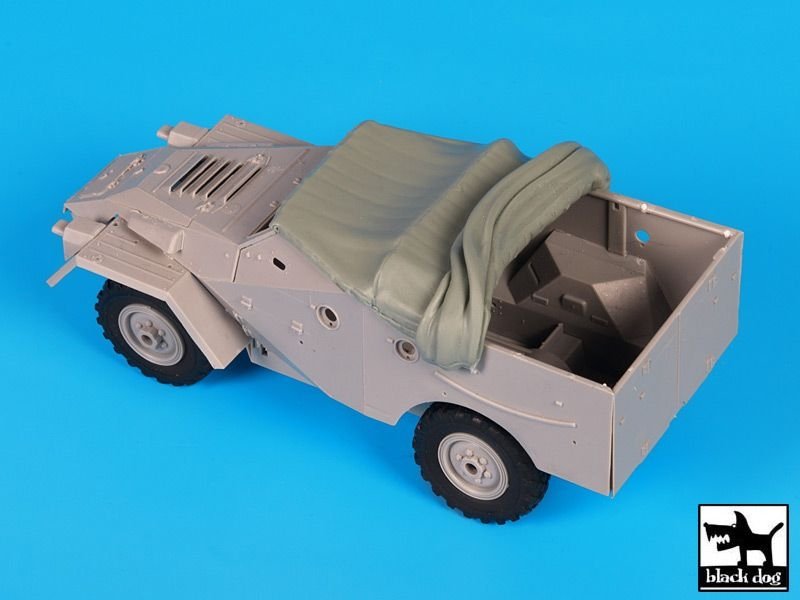 Black Dog T35134 BTR 40 toile roulée 1/35  – image 4