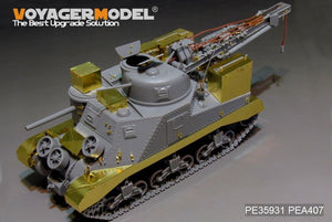 Véhicule de dépannage de char américain M31 de la Seconde Guerre mondiale, modèle Voyager PE35931, pour TAKOM 2088, échelle 1/35 – image 8