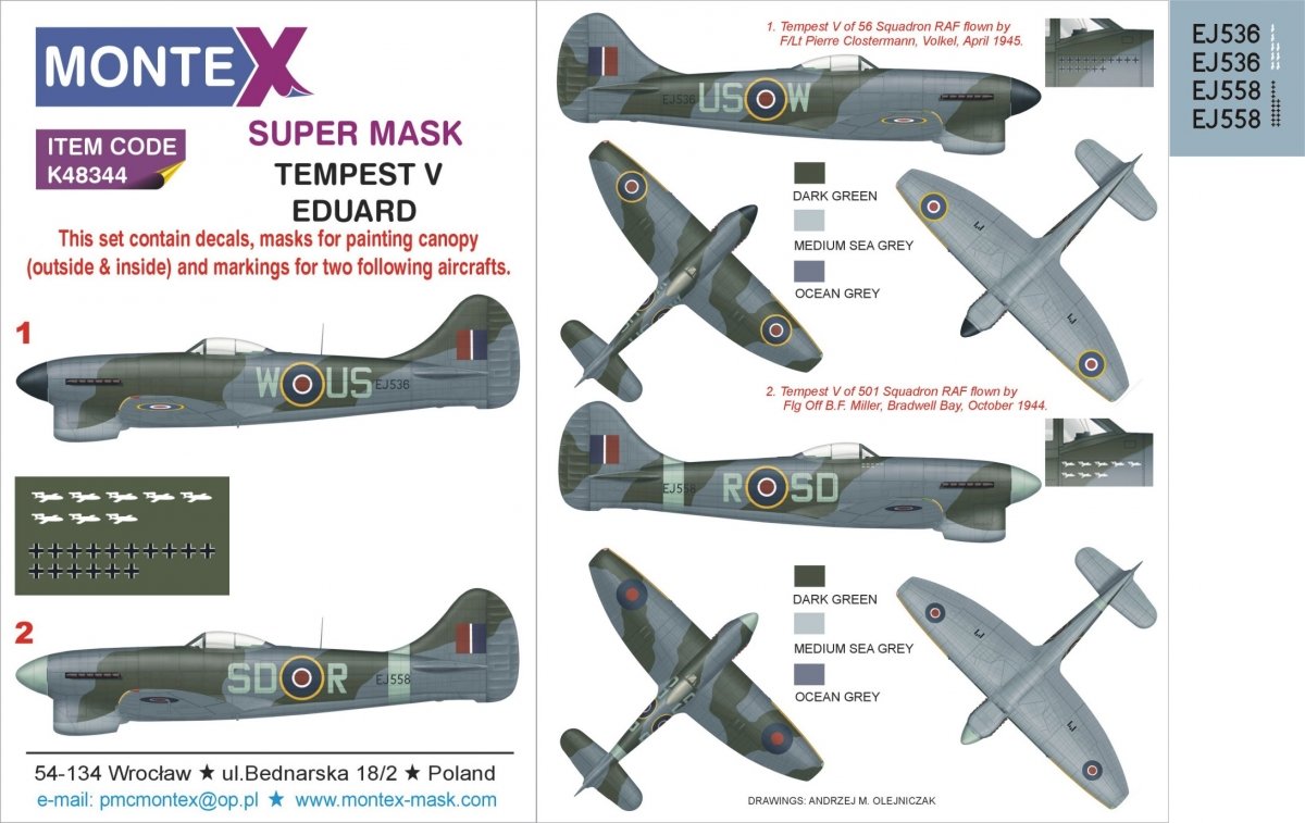 Montex K48344 TEMPEST V 1/48 
