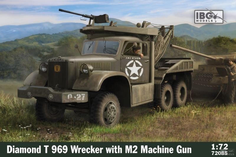 IBG 72085 Dépanneuse Diamond T969 avec mitrailleuse M2 1/72