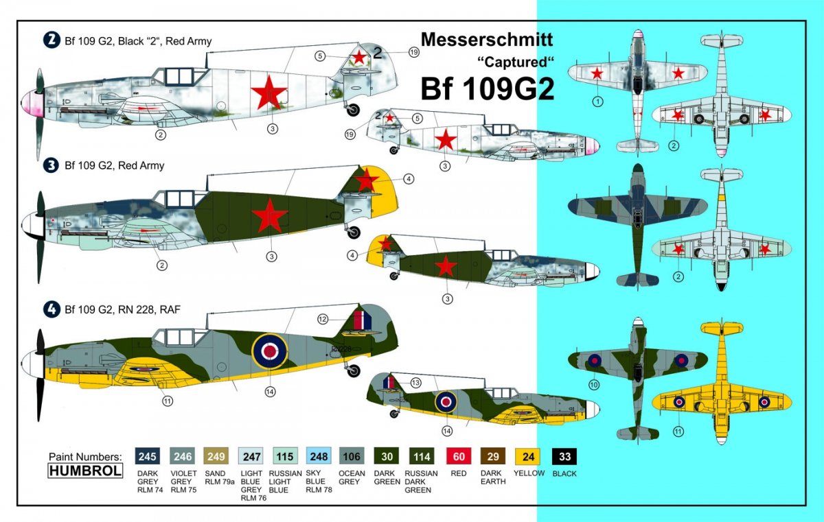Maquette AZmodel AZ7496 Messerschmitt Bf 109Ga-2 « Capturé » au 1/72 – image 2