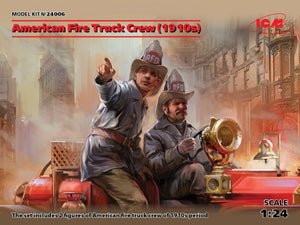 ICM 24006 Équipe de camion de pompiers américain (années 1910) (2 figurines) (1/24)