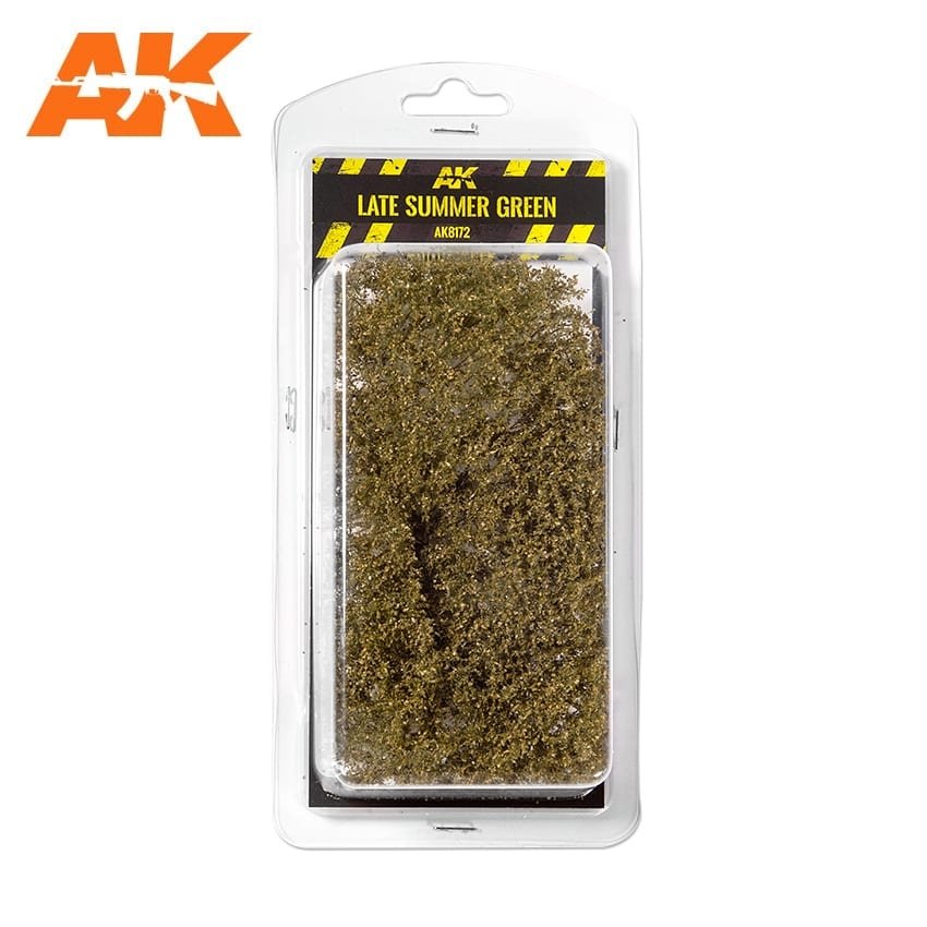 AK Interactive AK8172 Arbustes verts de fin d&amp;#39;été 75 mm / 90 mm 1/35
