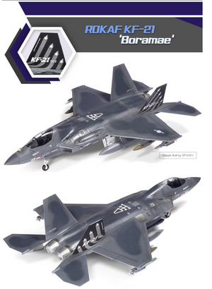 Maquette Academy 12585 ROKAF KF-21 Boramae au 1/72 – image 5