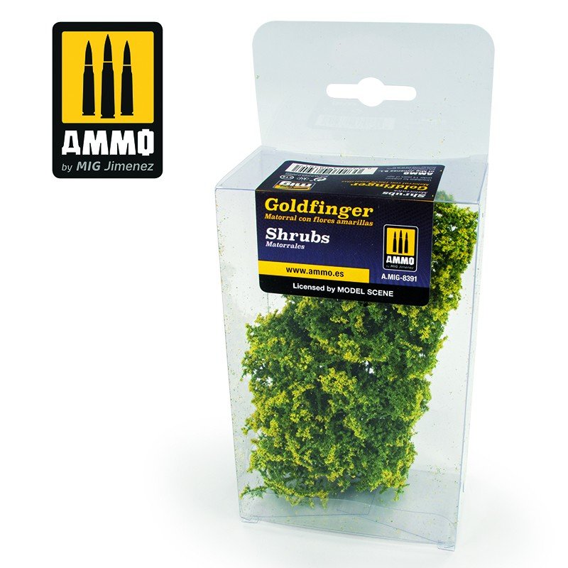 Munitions de Mig Jimenez 8391 Arbustes – Goldfinger