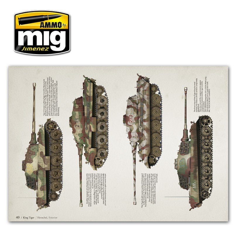 AMMO de Mig Jimenez 6022 KING TIGER - GUIDE DU MODÉLISTE VISUEL (Anglais) – Bild 5