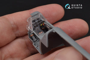 Intérieur imprimé en 3D et coloré sur papier décalcomanie Quinta Studio QD48103 Bf 109G-6 (pour maquette Tamiya) 1/48 – immagine 11