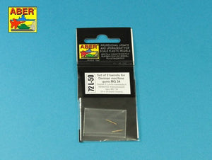 Aber 72L-50 Ensemble de 2 canons pour mitrailleuses allemandes MG34 (1/72) – image 3