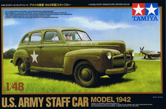 Voiture d'état-major de l'armée Tamiya 32559 (1/48)