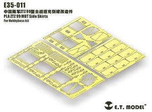 ET Model E35-010+E35-011 PLA ZTZ 99/99A MBT Basic For Hobbyboss 82438/82439 &amp;amp; Side Skirts – image 11