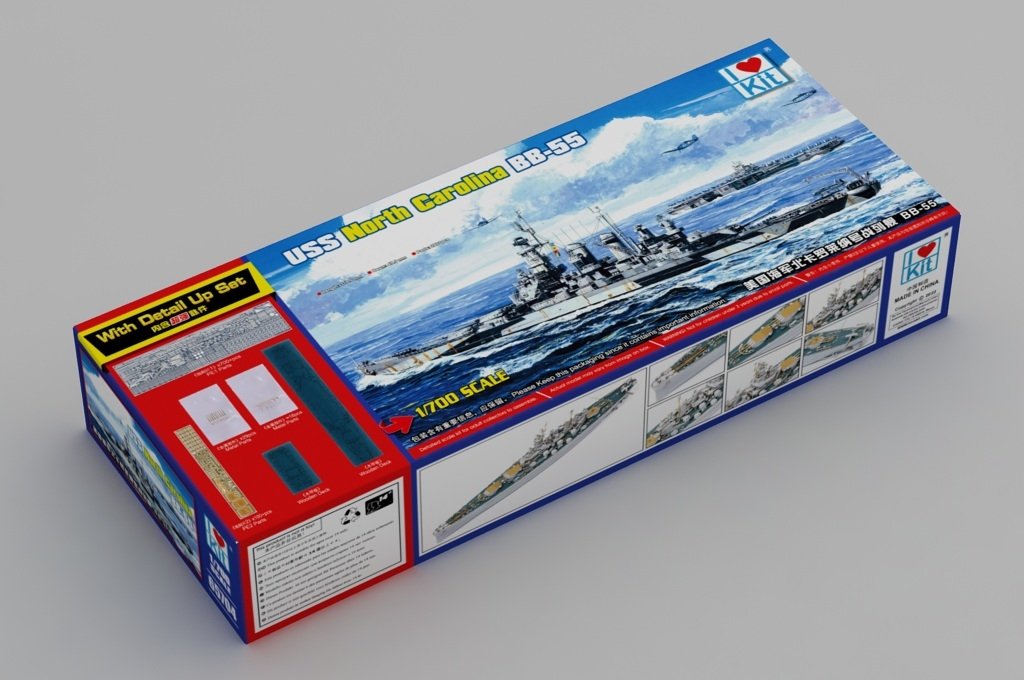 J&amp;#39;adore le kit 65704, un BB-55 de Caroline du Nord de qualité supérieure au 1/700 – image 2