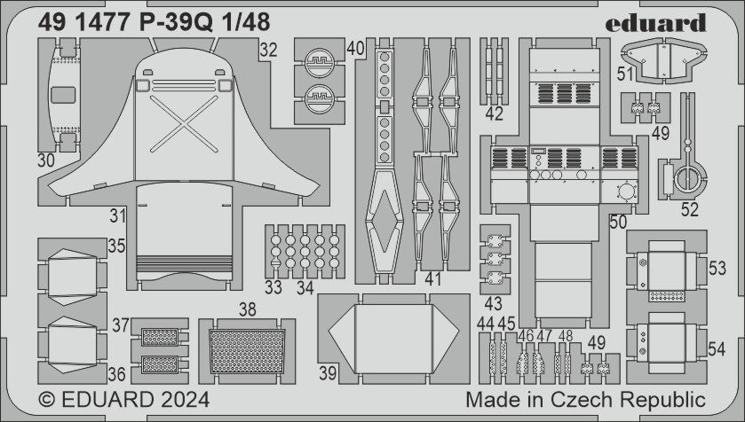 Kit de détails Eduard BIG49433 P-39Q pour Arma Hobby 1/48 – image 4