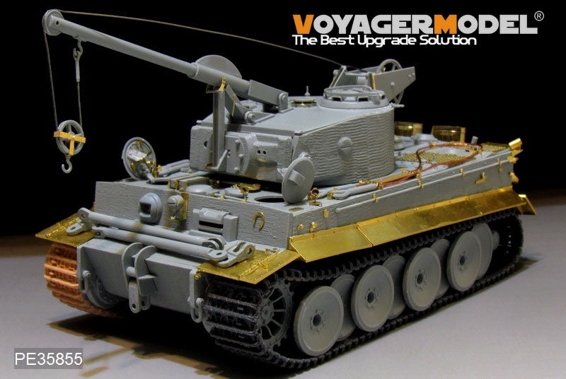 Maquette Voyager PE35855 Bergepanzer Tiger I allemand de base de la Seconde Guerre mondiale pour DRAGON 6850 au 1/35 – image 2