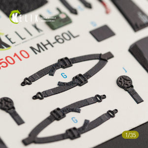 KELIK K35010 MH-60L BLACK HAWK - Décalcomanies 3D pour intérieur de la maquette Kitty Hawk au 1/35 – Bild 6