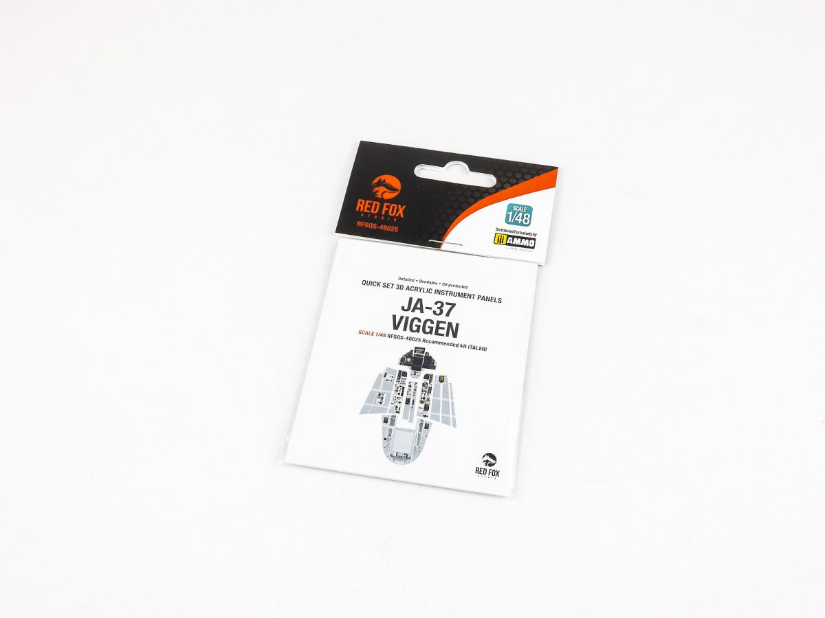 Red Fox Studio QS-48025 SAAB JA-37 Viggen (intérieur complet) Italeri 1/48