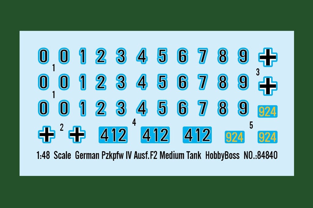 Hobby Boss 84840 Char moyen allemand Pzkpfw IV Ausf.F2 1/48 – immagine 3
