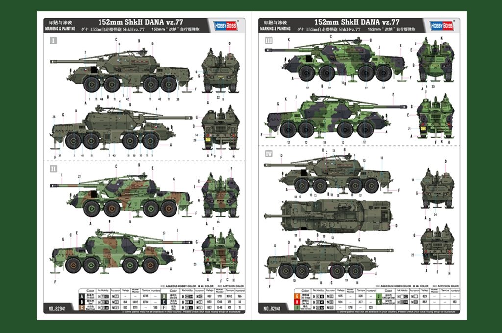 Hobby Boss 82941 Obusier automoteur Dana de 152 mm, échelle 1/72 – image 3