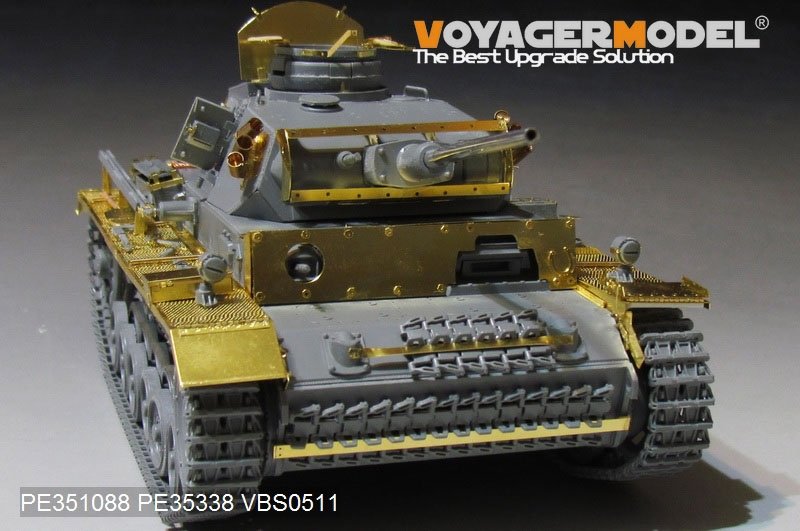 Maquette Voyager PE351088, char allemand Pz.KPfw.III Ausf.M de base de la Seconde Guerre mondiale, échelle Dragon 1/35 – image 7