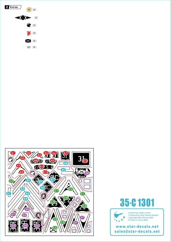 Star Decals 35-C1301 Tempête du désert 1/35 – imagen 2