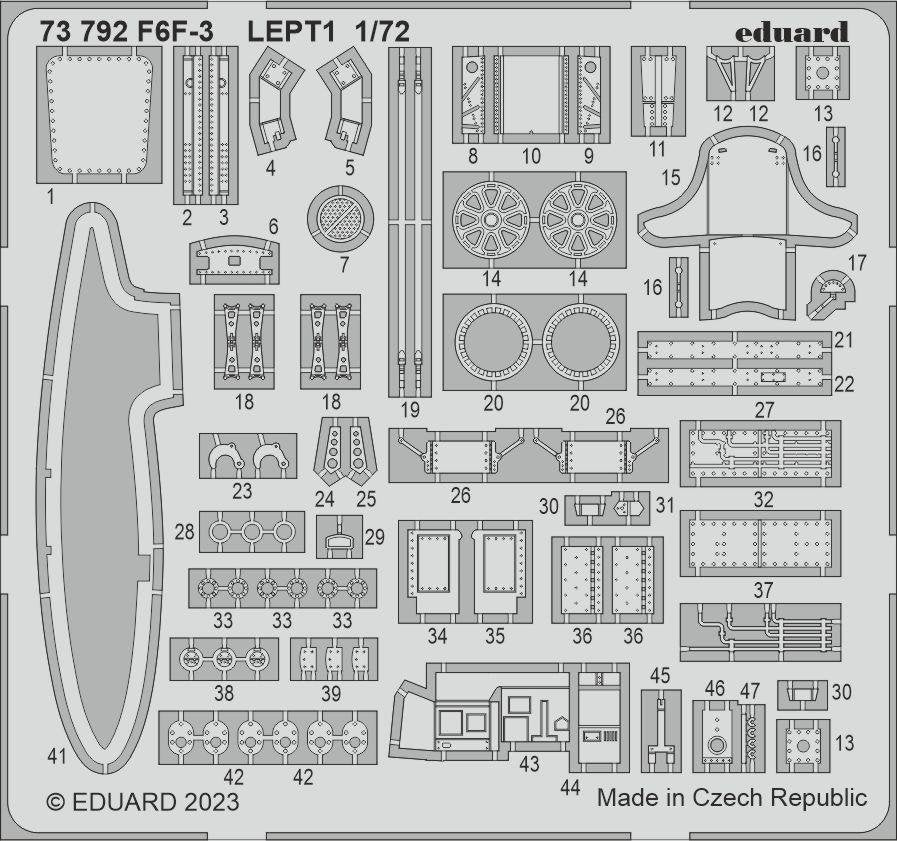 Eduard 73792 F6F-3 EDUARD 1/72 – immagine 2