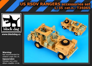 Ensemble d&amp;#39;accessoires Black Dog T35065 US RSOV Rangers au 1/35