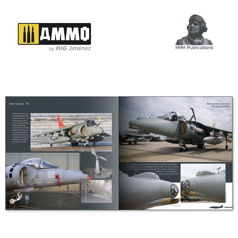 HMH Publications DH-011 BAE Systems Harrier II et Boeing AV-8B Harrier II (Plus) (version anglaise) – image 4