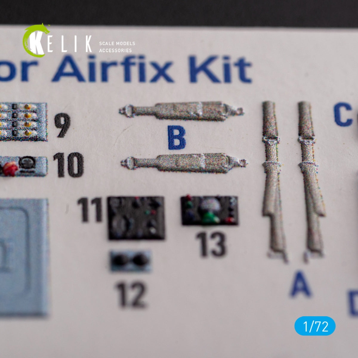 KELIK K72139 Mig-17 Fresco (Shenyang J5) - décalcomanies 3D intérieures pour maquette Airfix au 1/72 – image 4