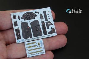 Intérieur imprimé en 3D et coloré sur papier décalcomanie Quinta Studio QD48153 F4U-5 (pour maquette Hobby Boss) 1/48 – image 3